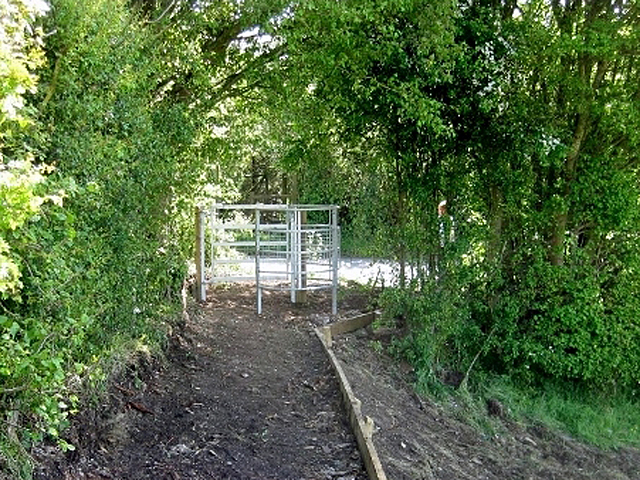 Gate in place
